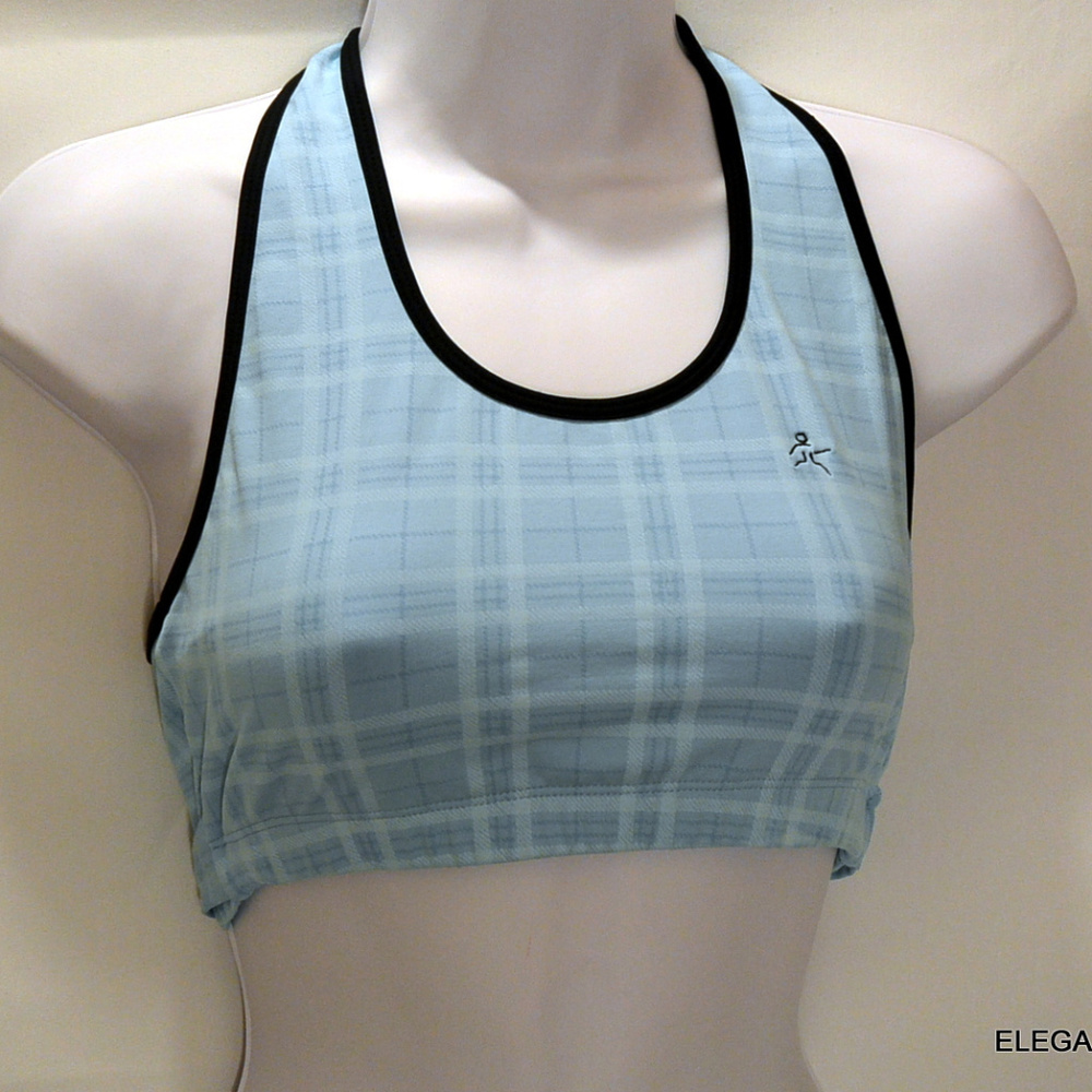 Urban Sport light Blue HALTER Fitness Bra